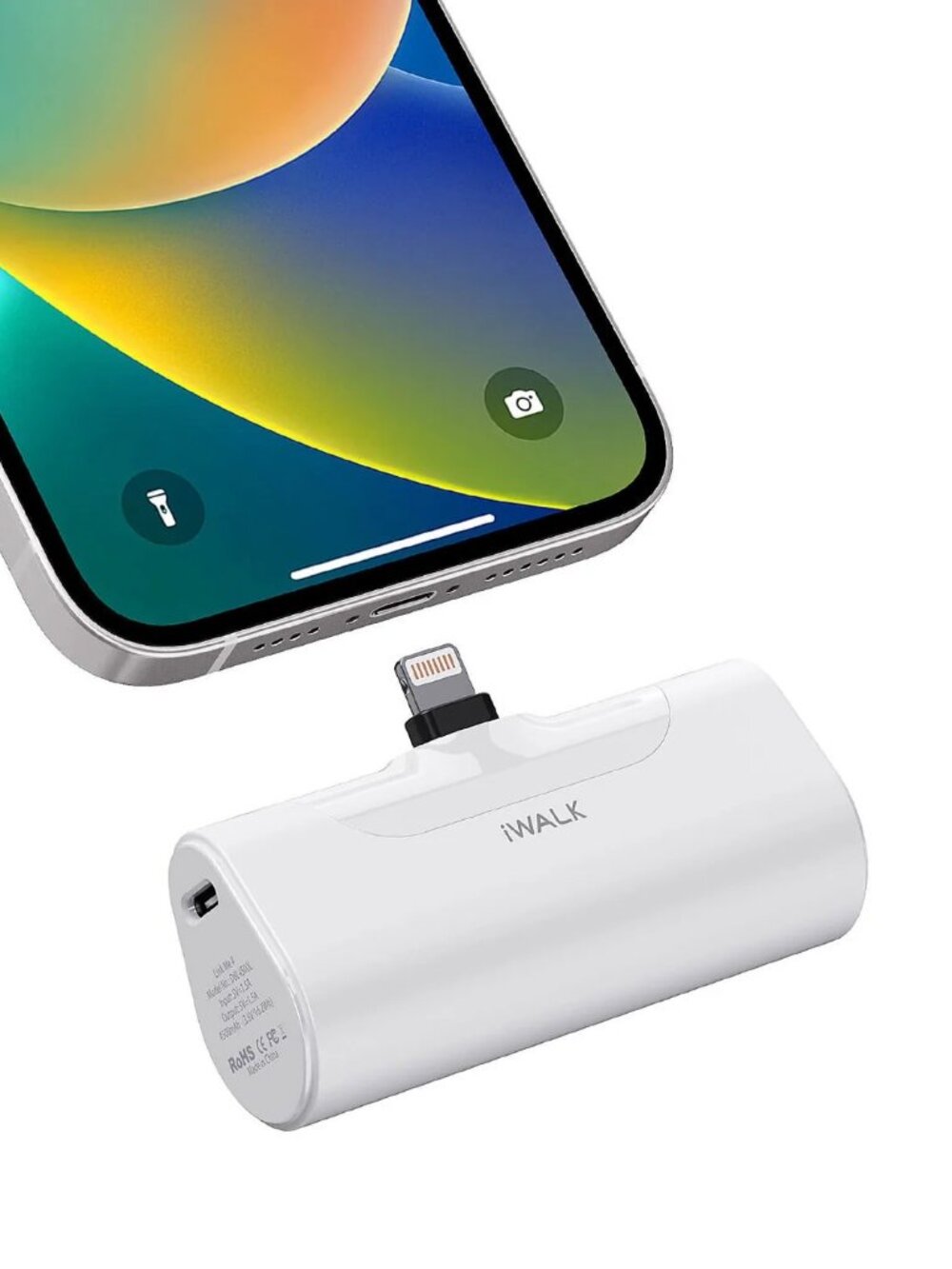 iWALK LinkPod P 4800mAh Portable Charger Power Bank for iPhone White